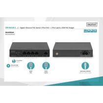 4+1-Port Gigabit PoE Switch - 4+1-Port — Buy in Cyprus with Fast Delivery