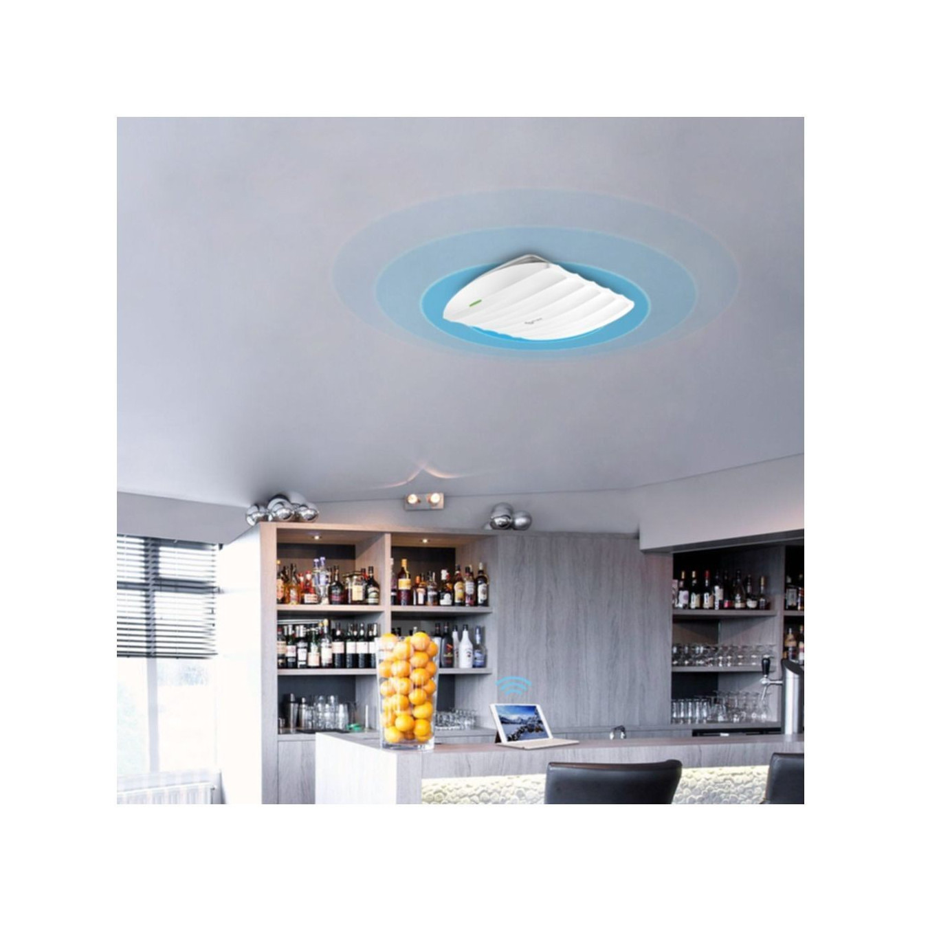 TP-Link Wireless Access Point - EAP115 - 300Mbps Wireless N, Ceiling Mount, PoE, White, Omada Cloud-Managed