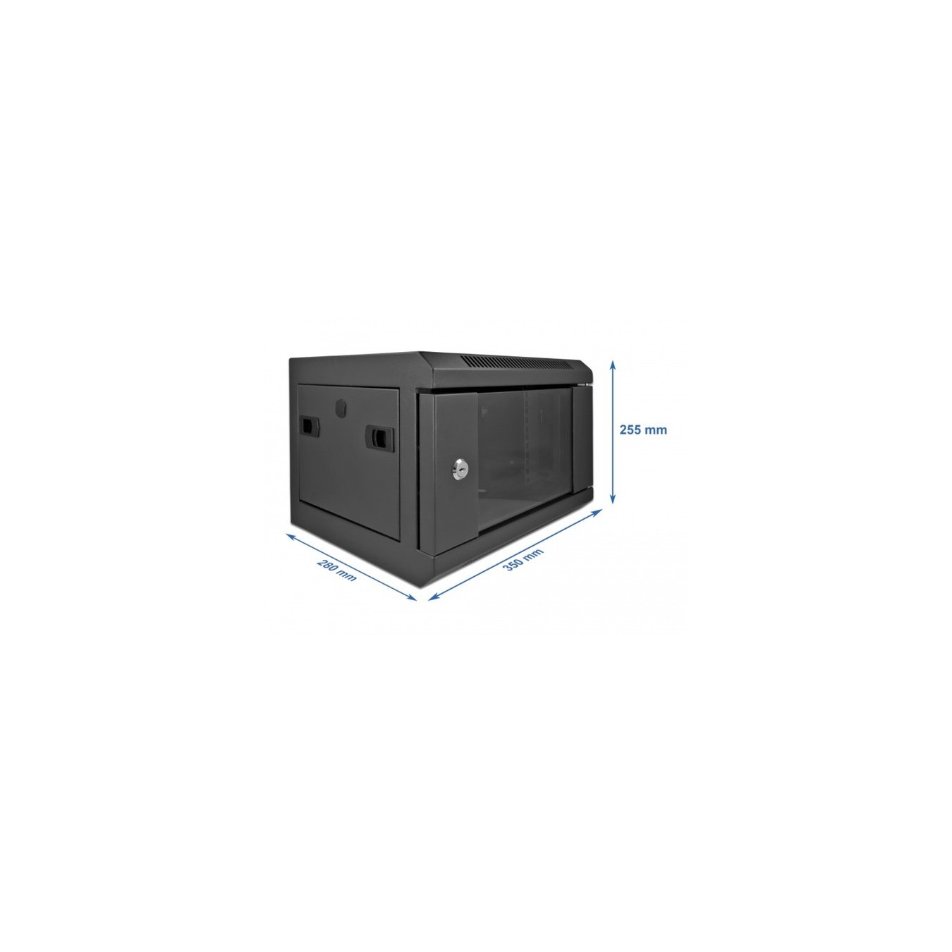 Network Cabinet - 25.4 cm (10') glass door, IT cabinet — Buy in Cyprus with Fast Delivery