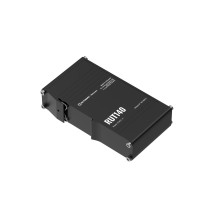 Teltonika RUT140 Industrial Ethernet Router - RUT140 - Black, Tabletop, 2 LAN, Single-band 2.4 GHz (Wi‑Fi 4)