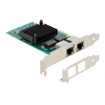 PCIe x1 to 2x RJ45 Gbit LAN-Adapter — Buy in Cyprus with Fast Delivery