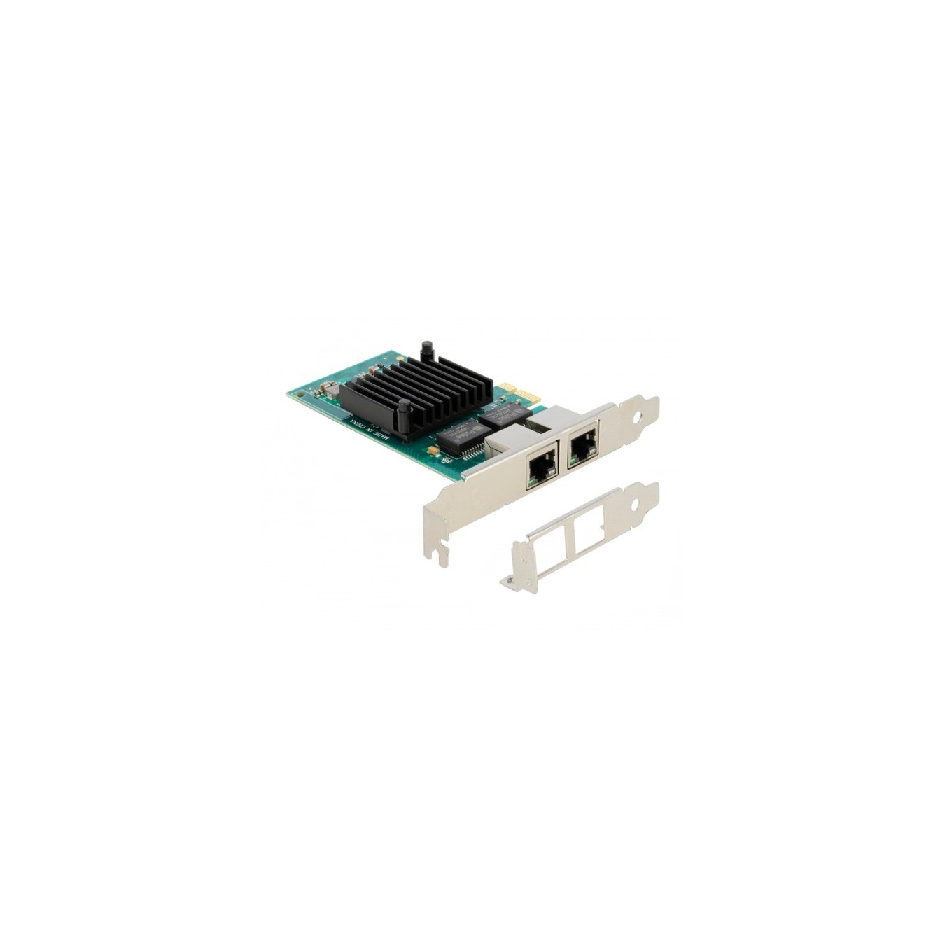 PCIe x1 to 2x RJ45 Gbit LAN-Adapter — Buy in Cyprus with Fast Delivery