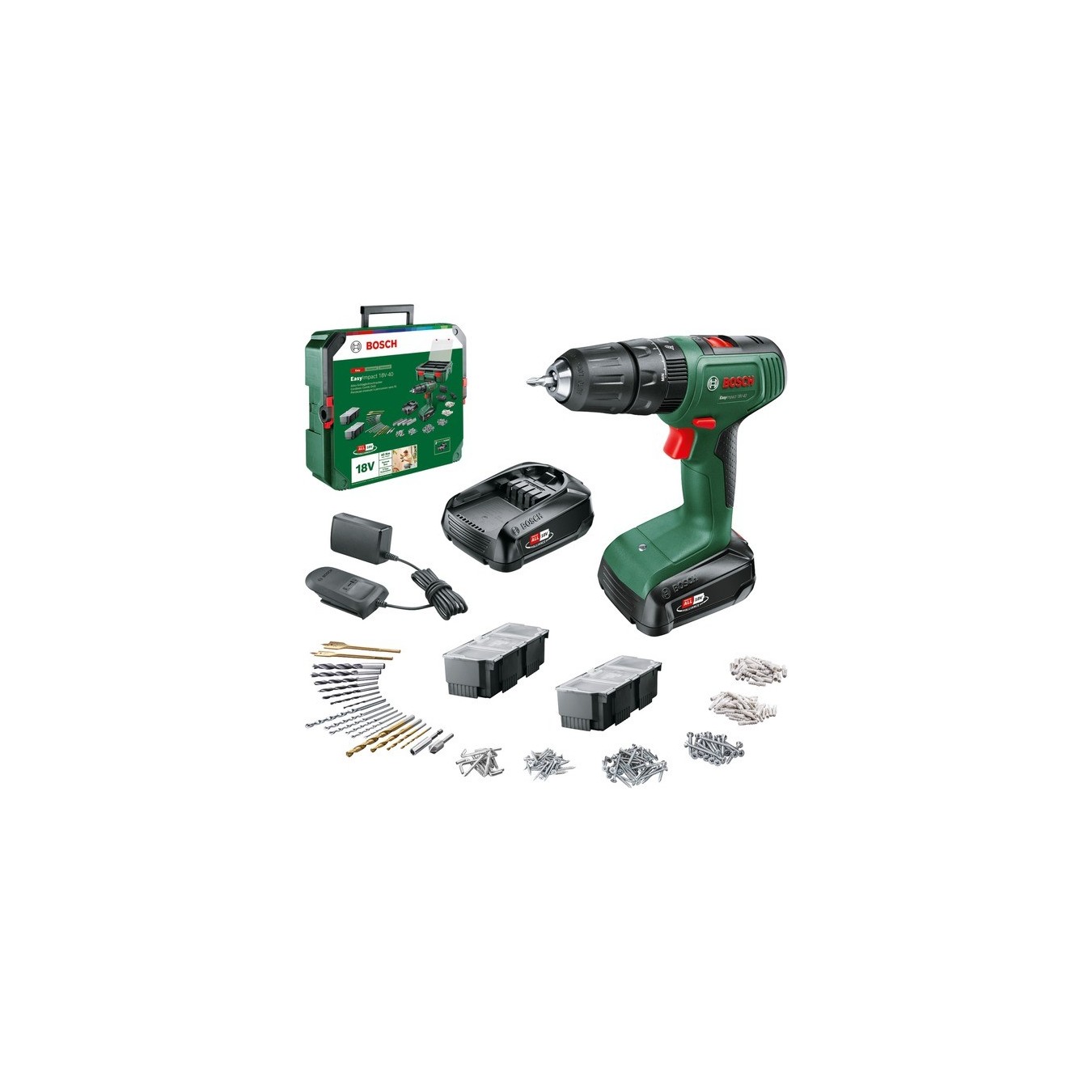 Cordless impact drill EasyImpact - 18V-40 - SystemBox — Buy in Cyprus with Fast Delivery