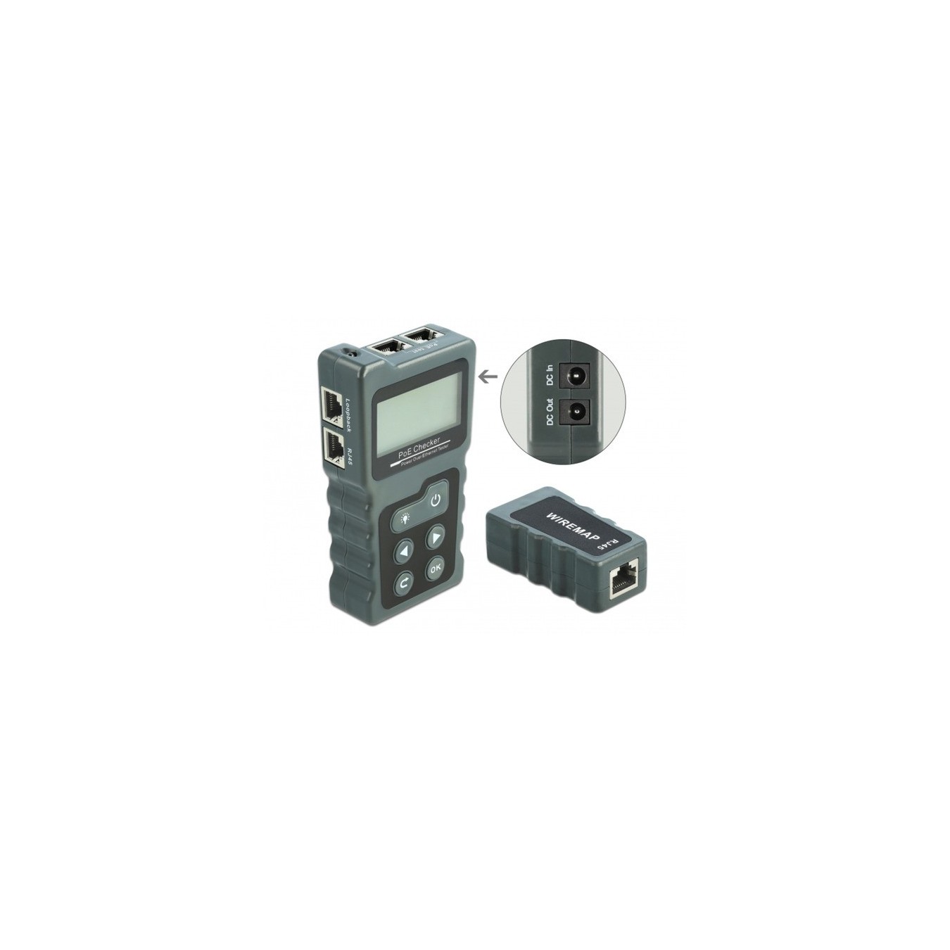 LCD Cable Tester - RJ45 PoE DC — Buy in Cyprus with Fast Delivery
