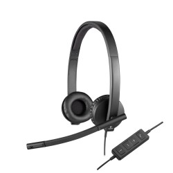 Buy Logitech H570e Stereo Headset - 981-000575 - USB-A Wired, Black, On-ear (Sup... in Cyprus, Nicosia, Limassol, Larnaka, Pafos