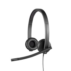 Buy Logitech H570e Stereo Headset - 981-000575 - USB-A Wired, Black, On-ear (Sup... in Cyprus, Nicosia, Limassol, Larnaka, Pafos