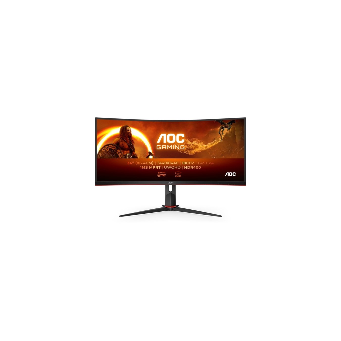 Gaming Monitor - CU34G2XP - BK — Buy in Cyprus with Fast Delivery