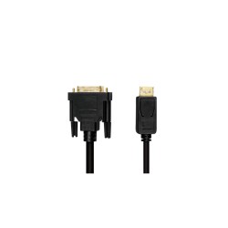 Buy LogiLink DisplayPort to DVI Cable - 2 m - Black, Gold-Plated Male-to-Male Co... in Cyprus, Nicosia, Limassol, Larnaka, Pafos