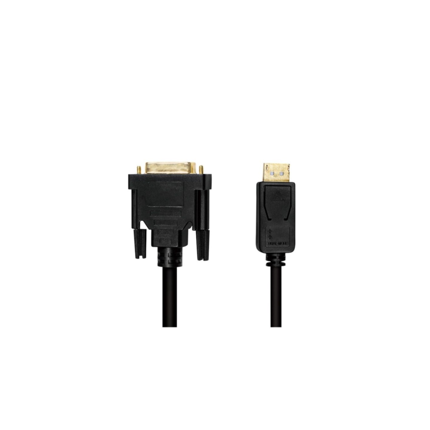 LogiLink DisplayPort to DVI Cable - 2 m - Black, Gold-Plated Male-to-Male Connectors — Buy in Cyprus with Fast Delivery