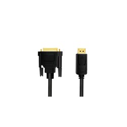 Buy LogiLink DisplayPort to DVI Cable - 2 m - Black, Gold-Plated Male-to-Male Co... in Cyprus, Nicosia, Limassol, Larnaka, Pafos
