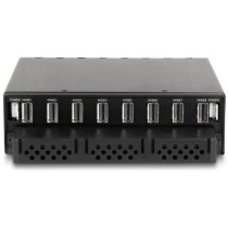 5.25" Removable Frame - for 8 x M.2 NVMe SSD with Slim SAS SFF-8654 — Buy in Cyprus with Fast Delivery