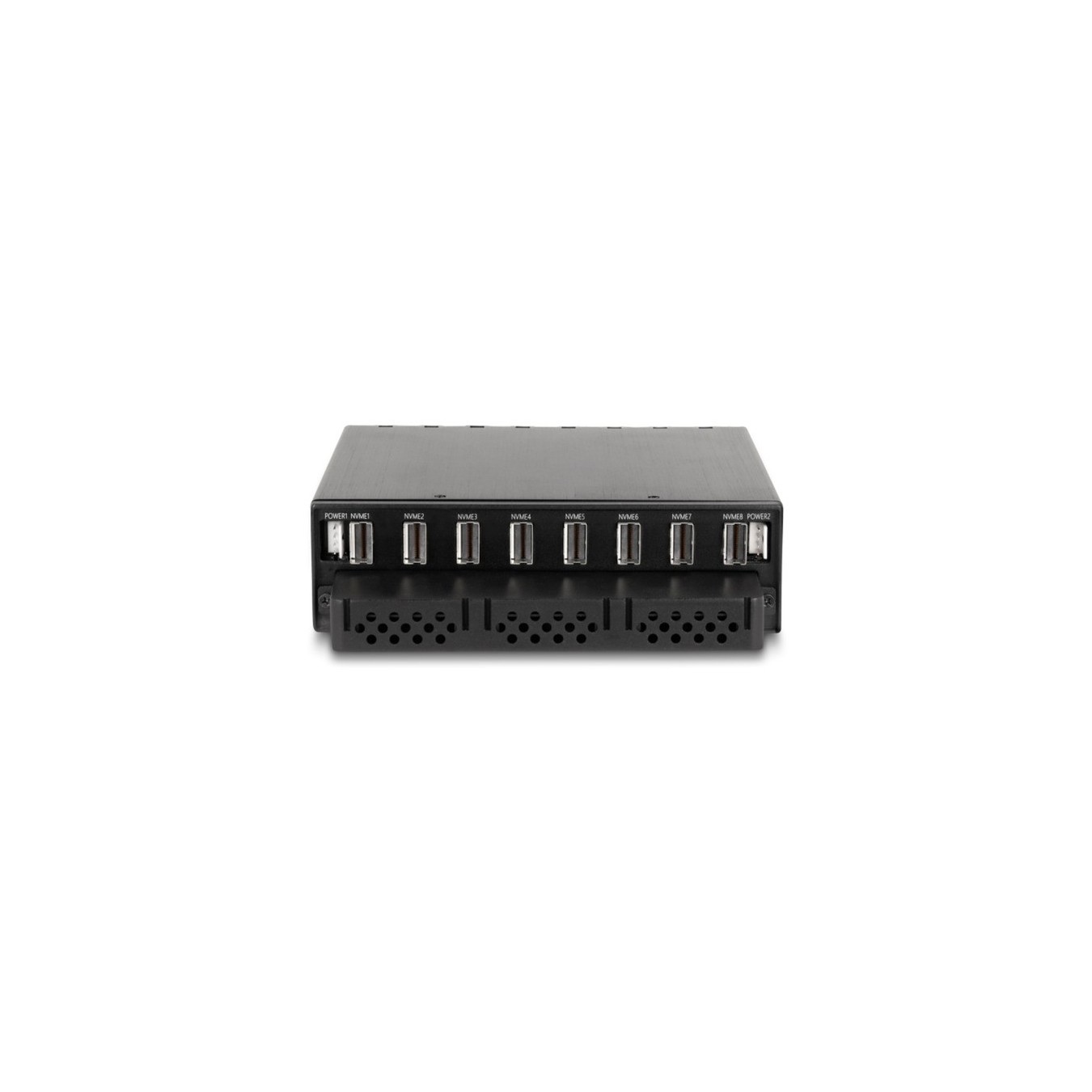 5.25" Removable Frame - for 8 x M.2 NVMe SSD with Slim SAS SFF-8654 — Buy in Cyprus with Fast Delivery