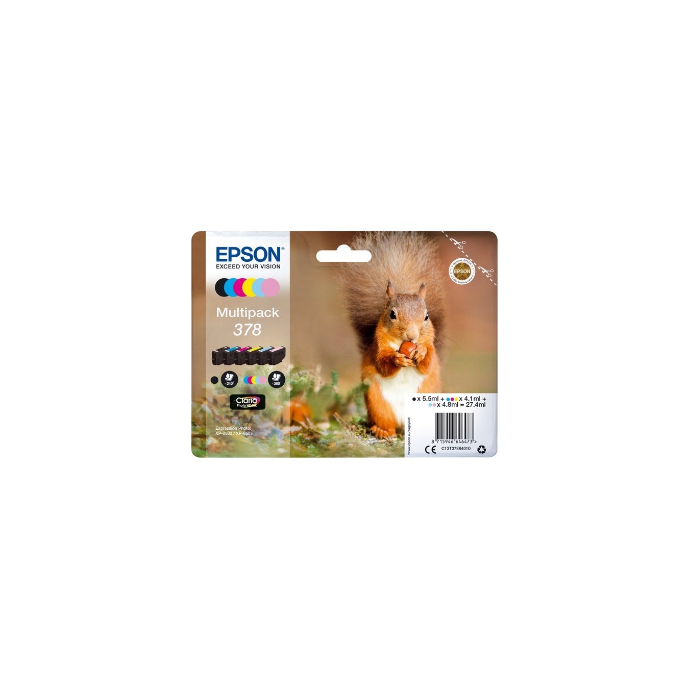 Multipack 378 - C13T37884010 - Dye — Buy in Cyprus with Fast Delivery