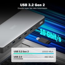 13-Port USB-C Docking Station - Docking Station — Buy in Cyprus with Fast Delivery