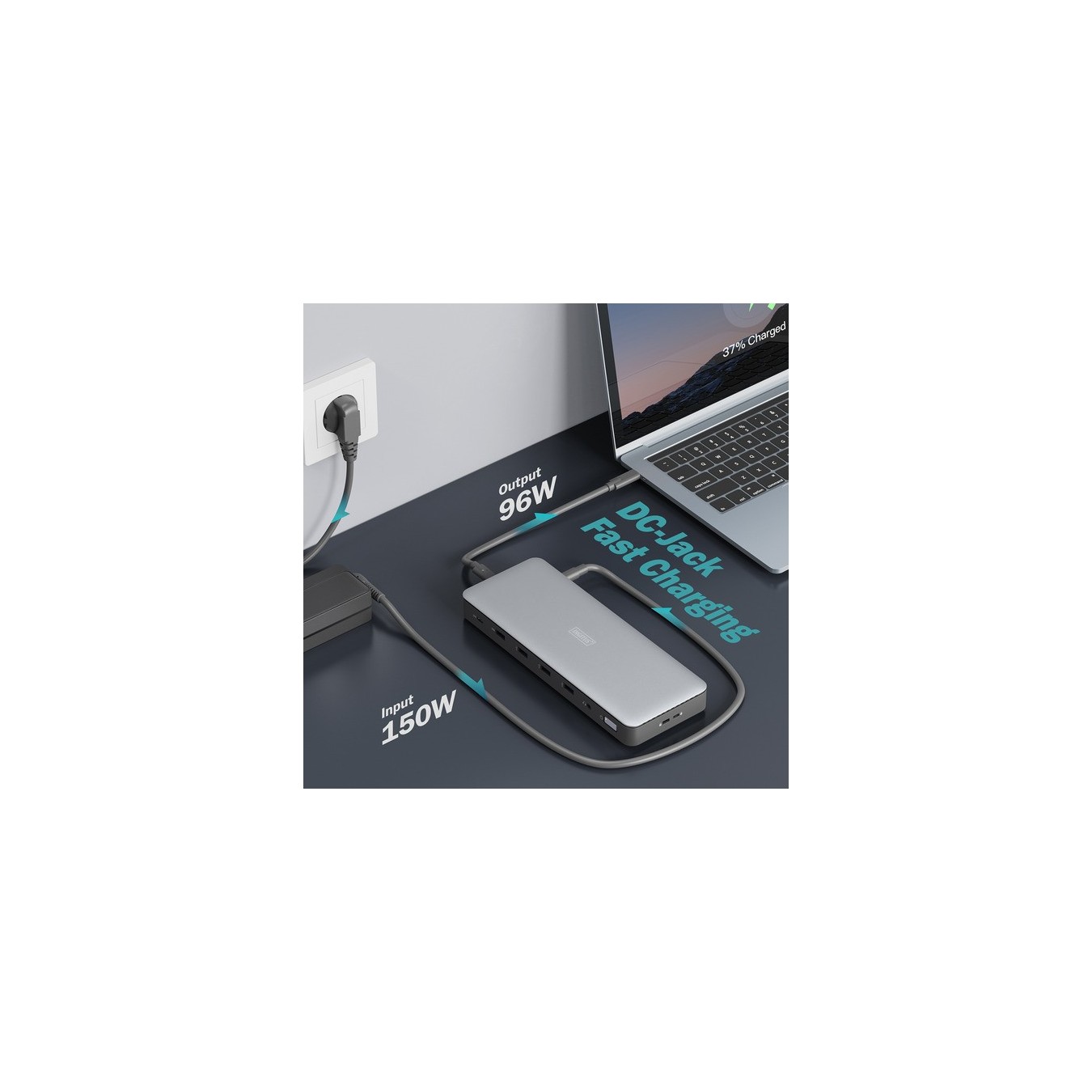 13-Port USB-C Docking Station - Docking Station — Buy in Cyprus with Fast Delivery
