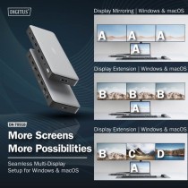13-Port USB-C Docking Station - Docking Station — Buy in Cyprus with Fast Delivery