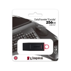 Buy Kingston DataTraveler Exodia - DTX - 256GB USB 3.2 Gen1 (USB-A) - Black / Pink in Cyprus, Nicosia, Limassol, Larnaka, Pafos