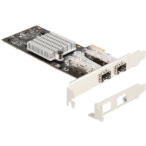 PCI Express x1 to 2 x SFP Slot Gigabit LAN i350, LAN-Adapter - PCI Express x1 to 2 x SFP Slot Gigabit LAN i350