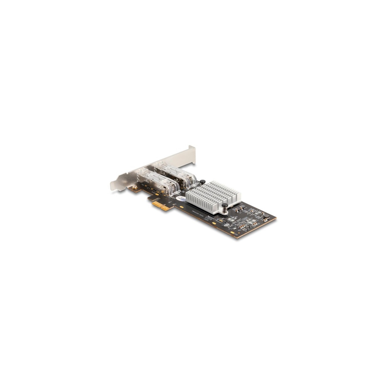 PCI Express x1 to 2 x SFP Slot Gigabit LAN i350, LAN-Adapter - PCI Express x1 to 2 x SFP Slot Gigabit LAN i350