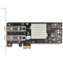 PCI Express x1 to 2 x SFP Slot Gigabit LAN i350, LAN-Adapter - PCI Express x1 to 2 x SFP Slot Gigabit LAN i350