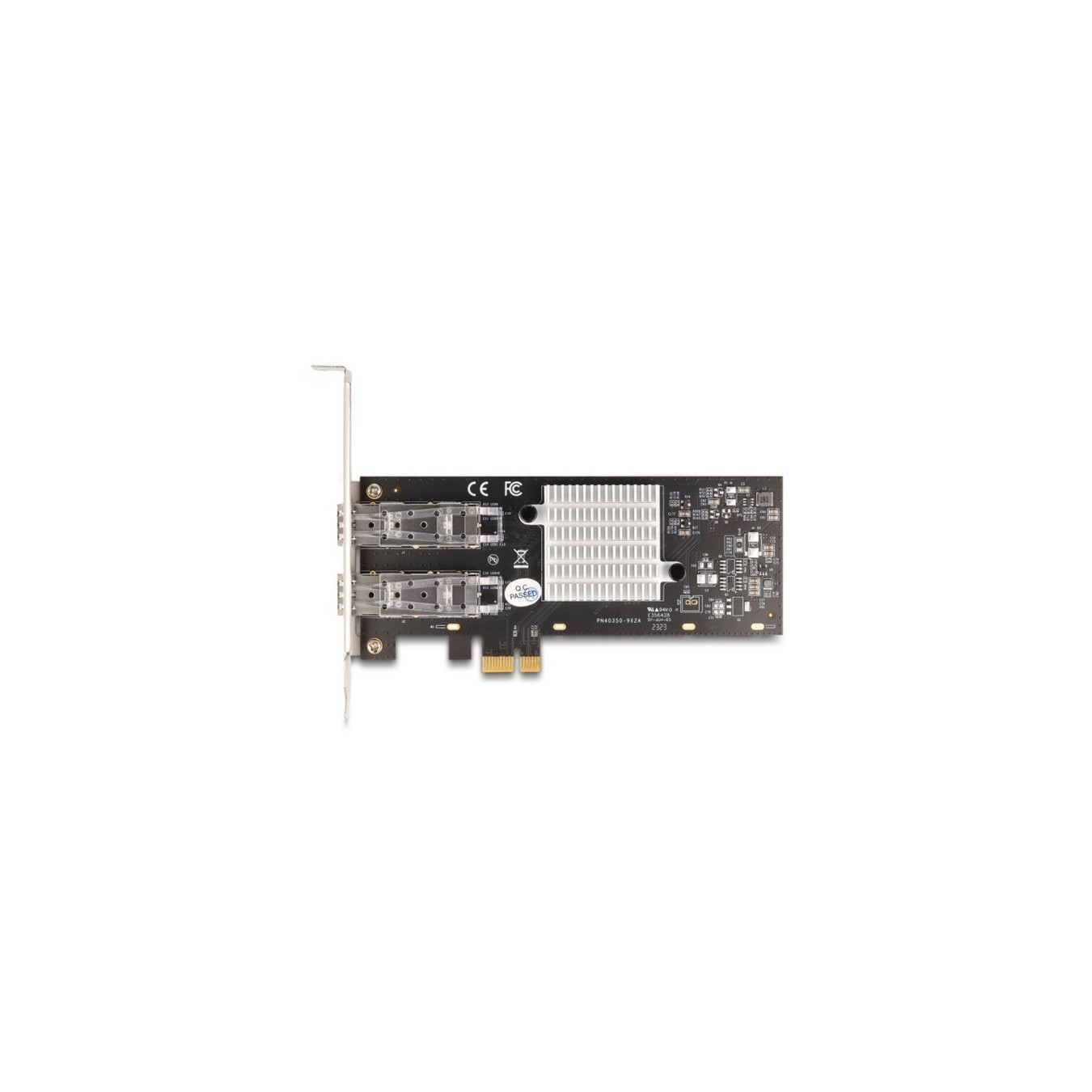 PCI Express x1 to 2 x SFP Slot Gigabit LAN i350, LAN-Adapter - PCI Express x1 to 2 x SFP Slot Gigabit LAN i350