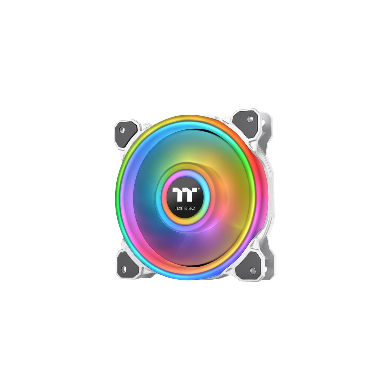Riing Quad 12 RGB Radiator Fan TT Premium Edition - Single Fan Pack - White — Buy in Cyprus with Fast Delivery