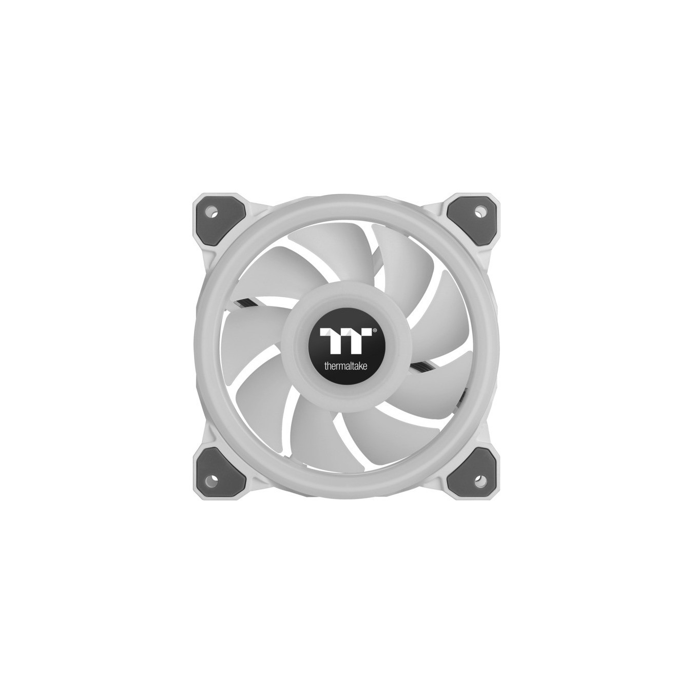 Riing Quad 12 RGB Radiator Fan TT Premium Edition - Single Fan Pack - White — Buy in Cyprus with Fast Delivery