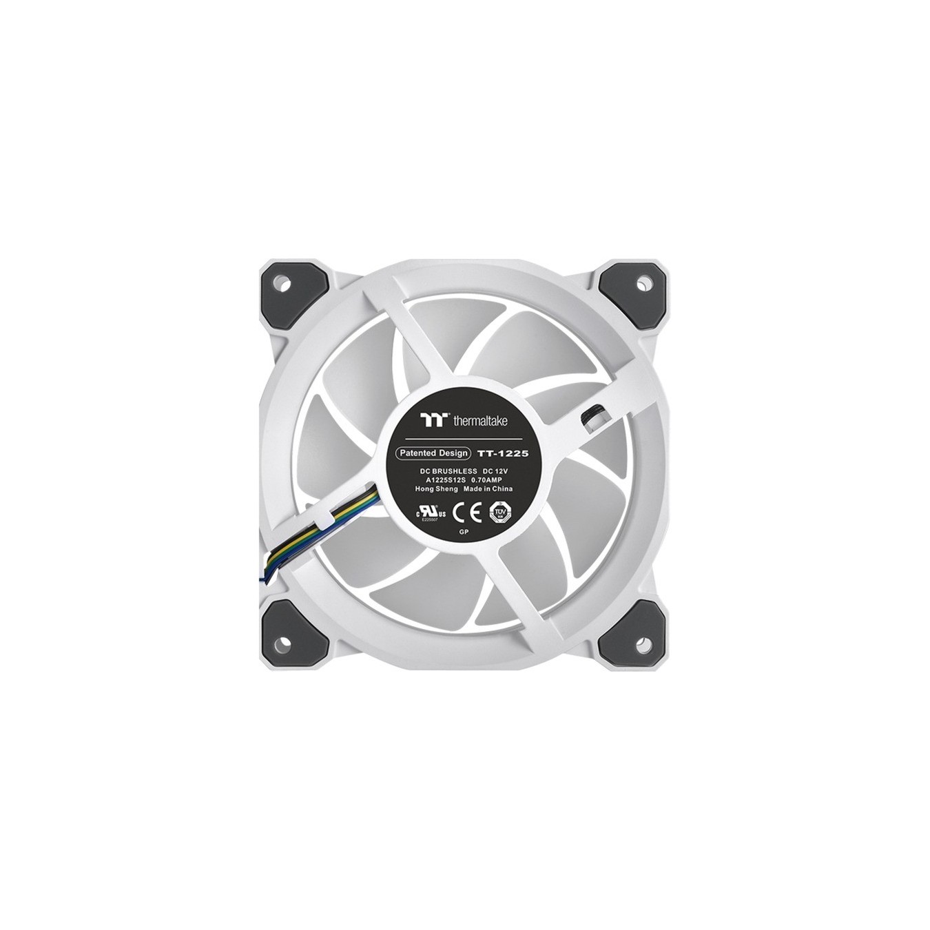 Riing Quad 12 RGB Radiator Fan TT Premium Edition - Single Fan Pack - White — Buy in Cyprus with Fast Delivery