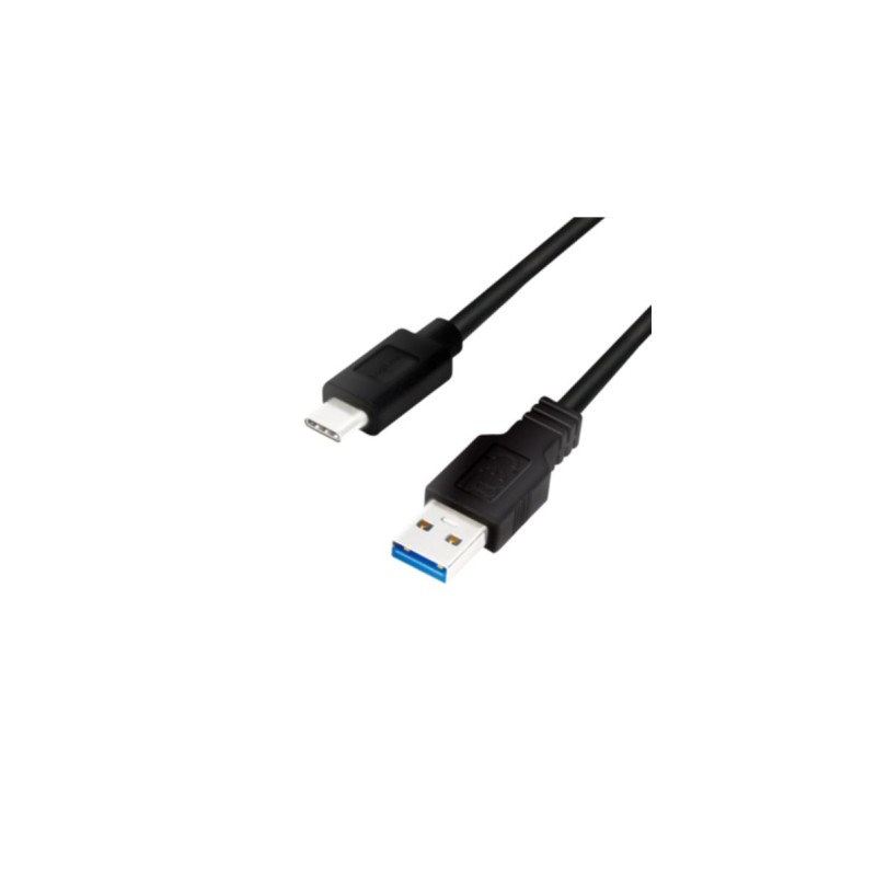 LogiLink CU0170 USB 3.2 Gen1 A-to-C Cable 2m Black 5Gbps 3A (Retail) — Buy in Cyprus with Fast Delivery