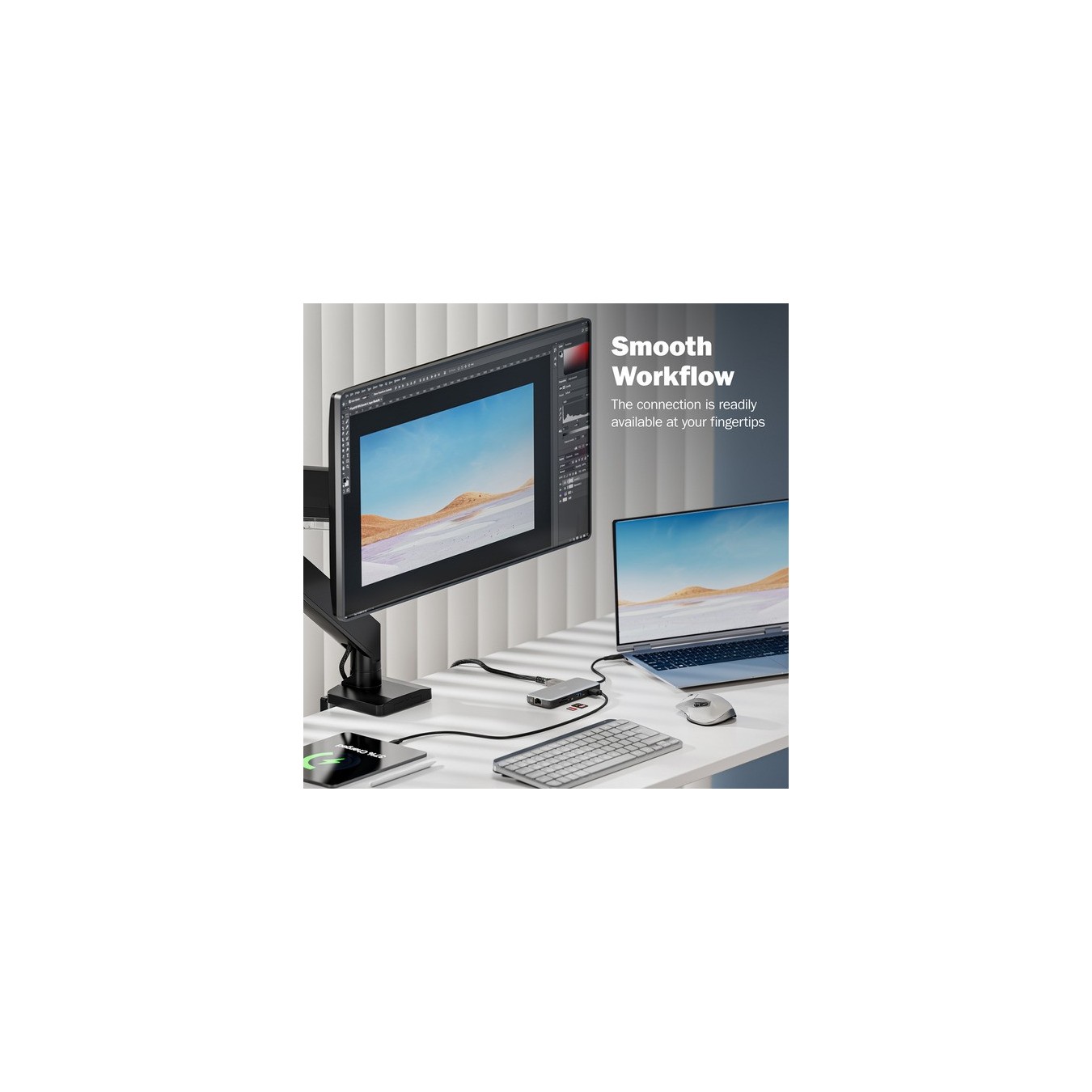 7-Port USB-C Docking Station - Docking Station — Buy in Cyprus with Fast Delivery