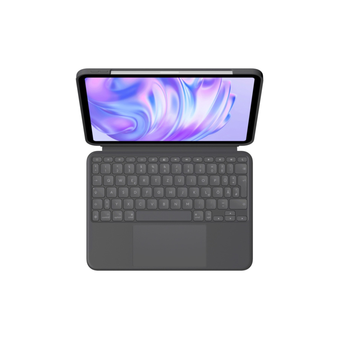 Logitech Combo Touch Keyboard Case - 920-012770 - Graphite, German QWERTZ, Smart Connector for iPad Pro 11-inch
