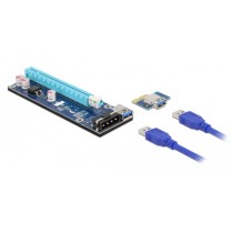 Riser Card PCI Express x1 to x16 with 60 cm USB Cable — Buy in Cyprus with Fast Delivery