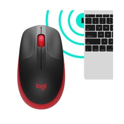 Logitech M190 Wireless Mouse - 910-005908 - Red Ambidextrous 1000 DPI (Boxed) — Buy in Cyprus with Fast Delivery