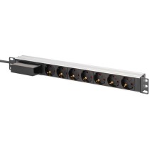 PDU Power Strip - 19' - Aluminum Profile - 7-way — Buy in Cyprus with Fast Delivery