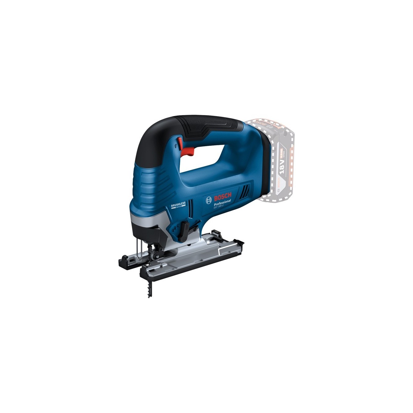Cordless Jigsaw - GST 18V-125 B - Professional solo, 18 volts — Buy in Cyprus with Fast Delivery