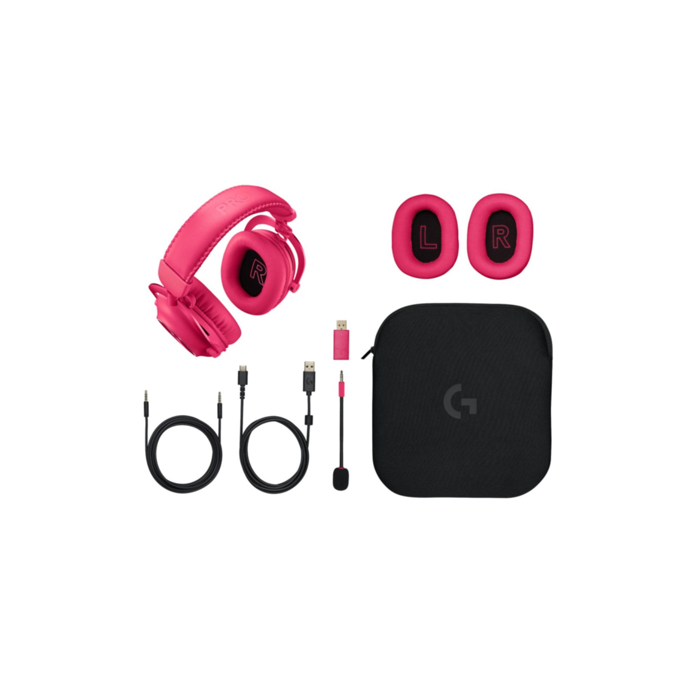 Logitech G PRO X 2 - 981-001275 - Dual-Wireless Gaming Headset, Magenta, DTS Headphone:X — Buy in Cyprus with Fast Delivery