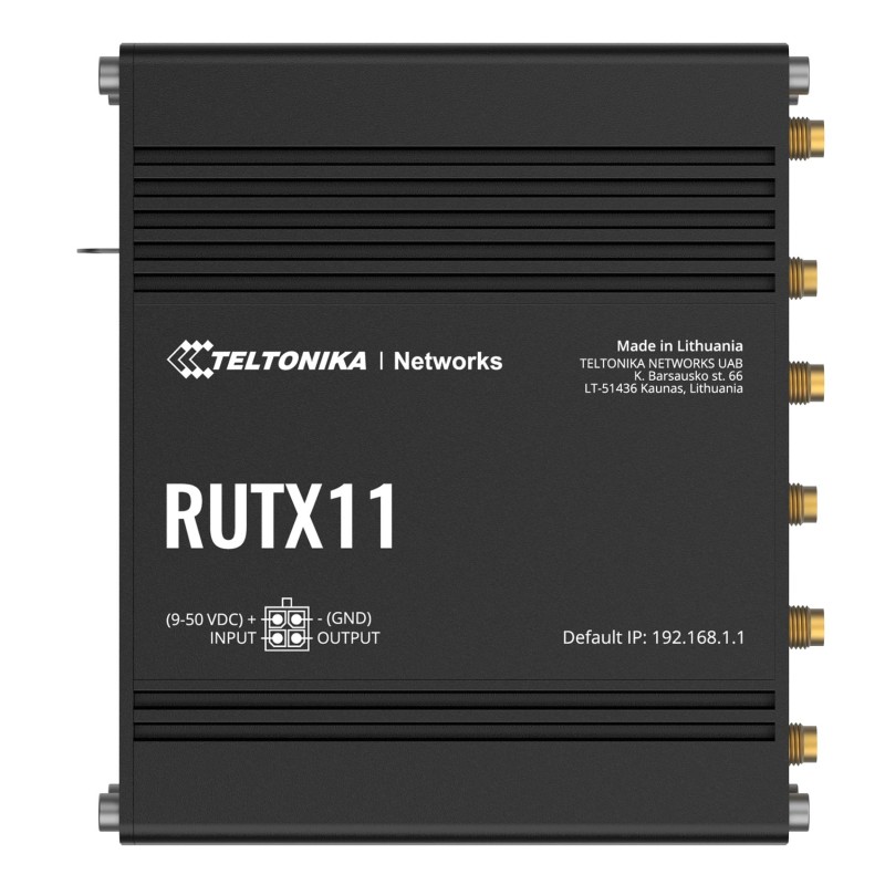 Buy Teltonika RUTX11 - Dual-band Wi-Fi 5 Router (Grey), 256MB RAM, ARM Cortex-A7... in Cyprus, Nicosia, Limassol, Larnaka, Pafos