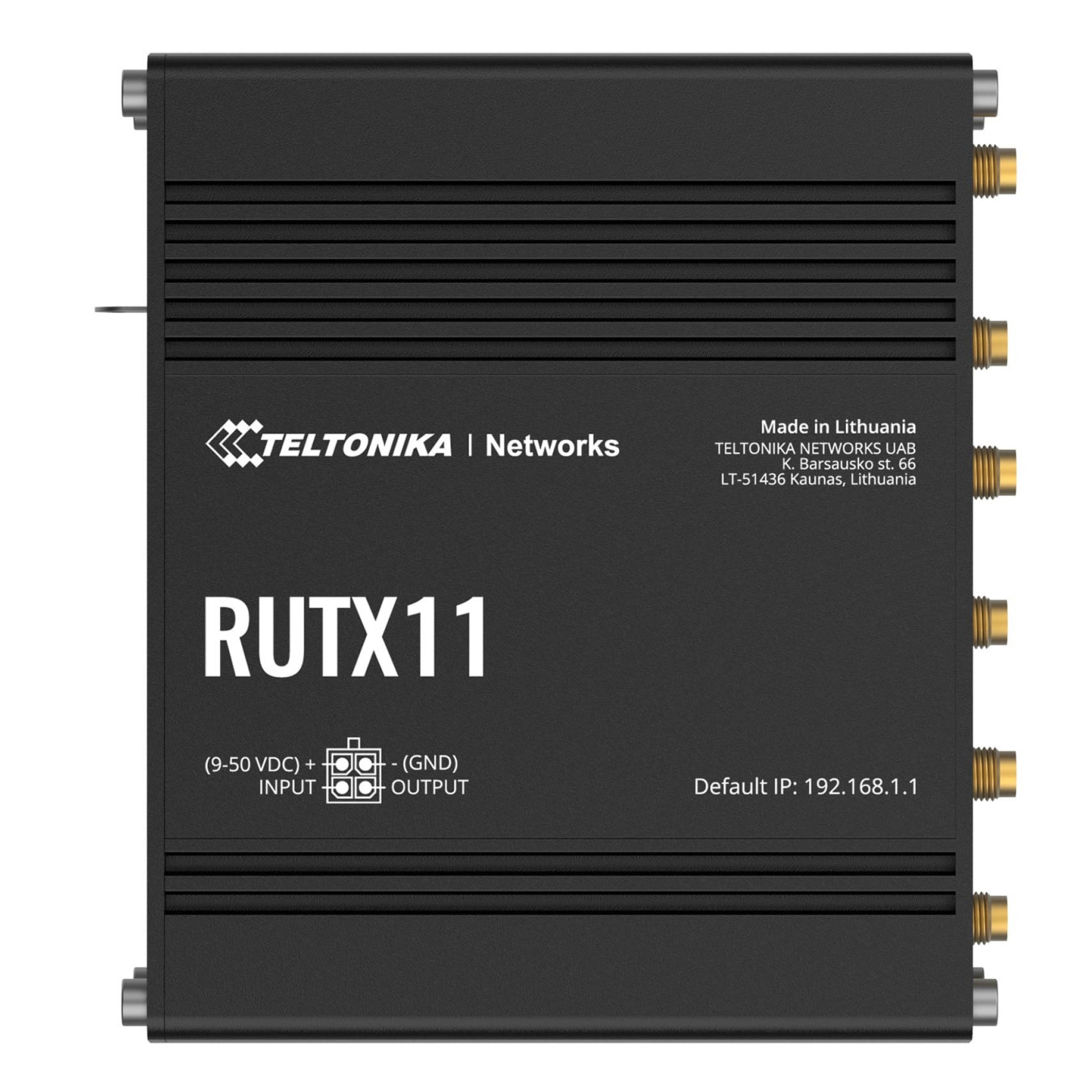 Teltonika RUTX11 - Dual-band Wi-Fi 5 Router (Grey), 256MB RAM, ARM Cortex-A7 717MHz, 4x Gigabit LAN