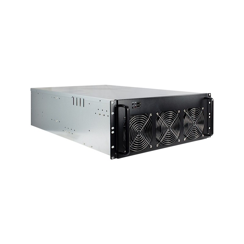 Inter-Tech IPC 4W40 4U Rackmount Mining Server Case - 14 GPU Support (Boxed) — Buy in Cyprus with Fast Delivery