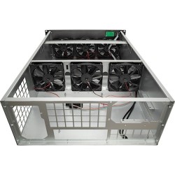 Inter-Tech IPC 4W40 4U Rackmount Mining Server Case - 14 GPU Support (Boxed) — Buy in Cyprus with Fast Delivery