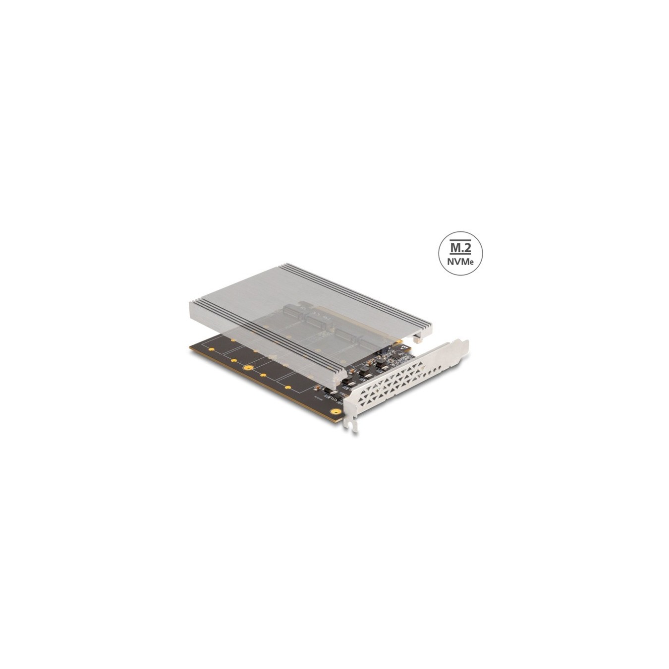 PCI Express x16 Card - 4x internal NVMe M.2 key - Interface Card — Buy in Cyprus with Fast Delivery