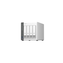 Buy QNAP TS-433-4G NAS Server - 4-Bay White, 4GB RAM, ARM Cortex-A55 2.0GHz, Dua... in Cyprus, Nicosia, Limassol, Larnaka, Pafos