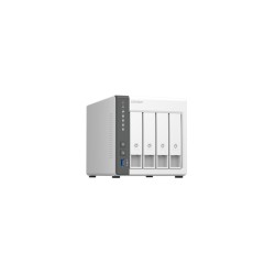 Buy QNAP TS-433-4G NAS Server - 4-Bay White, 4GB RAM, ARM Cortex-A55 2.0GHz, Dua... in Cyprus, Nicosia, Limassol, Larnaka, Pafos