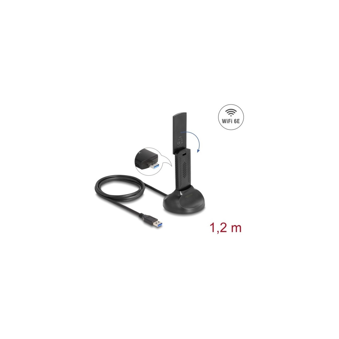 Wi-Fi 6E Dualband WLAN USB Adapter - AX5400 - (2 x 2402 + 574 Mbps) — Buy in Cyprus with Fast Delivery