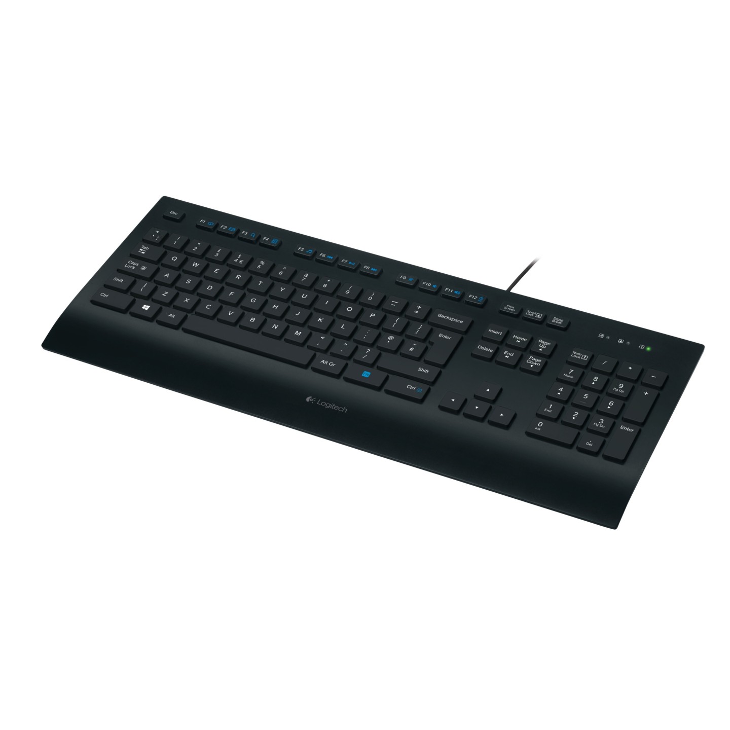 Logitech K280e Pro Wired USB Full-Size Business Keyboard Black US Int (Boxed) — Buy in Cyprus with Fast Delivery