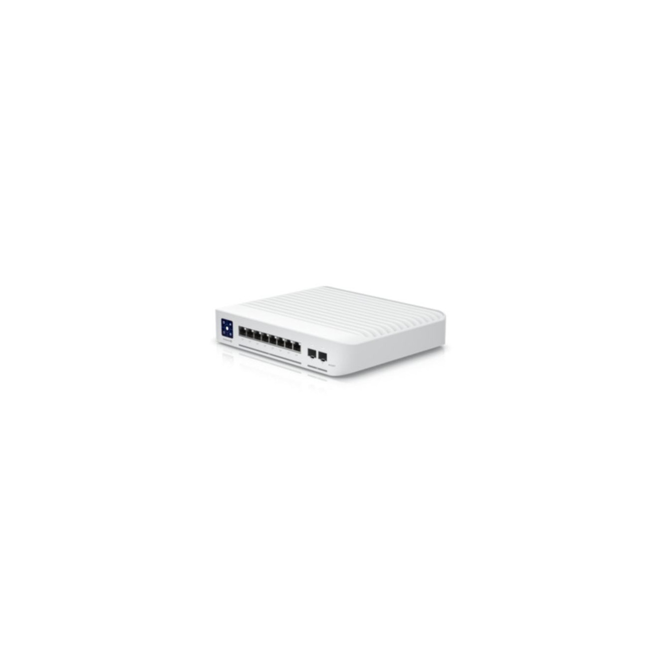 Ubiquiti UniFi Switch - USW-ENTERPRISE-8-POE - 8x 2.5G RJ45, 2x SFP+, PoE+ 120W, L3 Managed, Stainless Steel