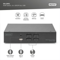 KVM Switch - DispalyPort 4x1, KVM-Switch — Buy in Cyprus with Fast Delivery