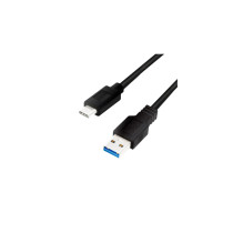 LogiLink USB 3.2 Gen1 A-to-C Cable - 1 m - Black, 5 Gbps, 3A — Buy in Cyprus with Fast Delivery
