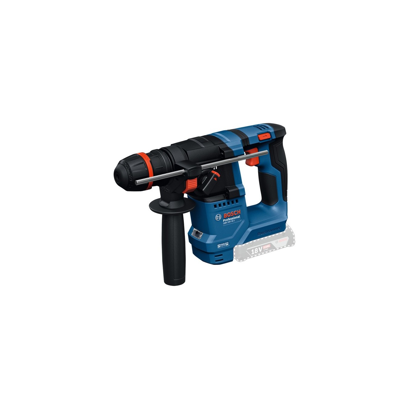 Cordless hammer drill - GBH 18V-18 X - Professional solo, 18 volts — Buy in Cyprus with Fast Delivery