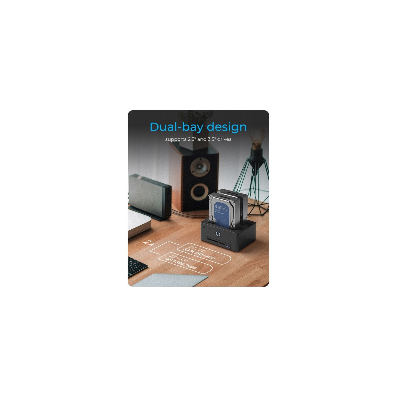 Docking Station - IB-1233CL-CR - Docking Station — Buy in Cyprus with Fast Delivery